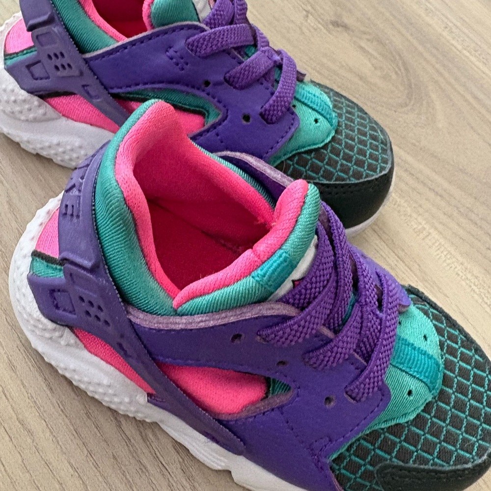 Nike Purple and Pink Sneakers with Supportive Sole